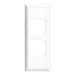 HPM Excel 2 Gang Architrave Switch Cover Plate white