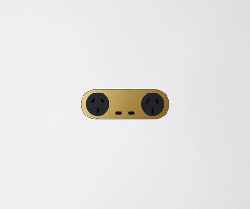 ZETR Carbon Nano Double Powerpoint USB-C Faceplate