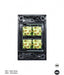 4 Gang Complete Vertical Switch black rear