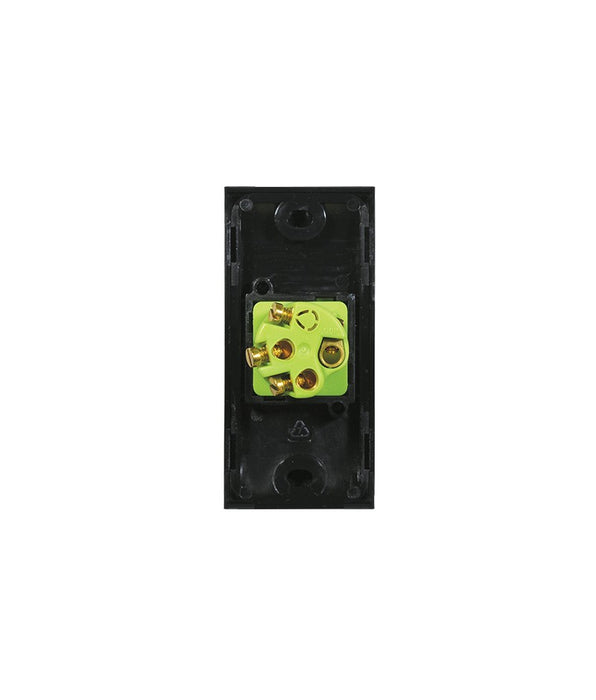 Clouded Leopard Architrave 1 Gang Switch rear