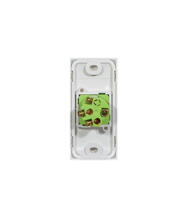 Clouded Leopard Architrave 1 Gang Switch rear view