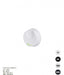 Meerkat Dimpala Rotary Dimmer Compatible Knob white