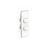 Clipsal Iconic 2 Gang Complete Architrave Switch Vivid White