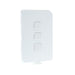 Clipsal Iconic 3 Gang Complete Switch Extra White