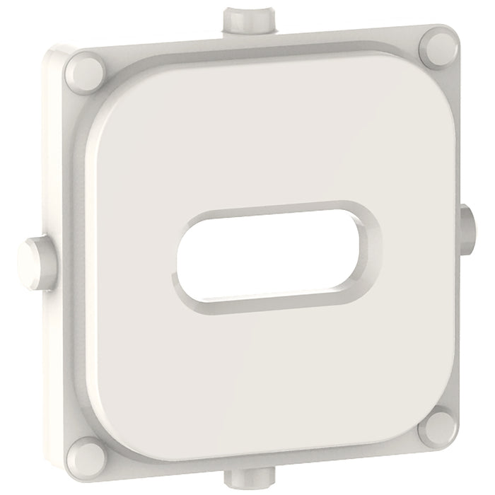 Clipsal Iconic USB Type C Cap Cover Warm Grey