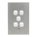 Clipsal 5 Gang Switch in stainless steel