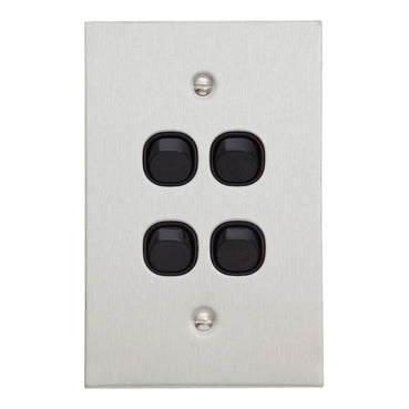 Clipsal $Gang Switch in Stainless Steel