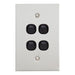 Clipsal $Gang Switch in Stainless Steel