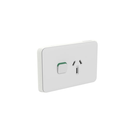 clipsal 3015 15c an single switch socket outlet 15a skin cool grey