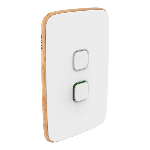 Clipsal Iconic Essence 45a Cooker Switch Cover Plate Only Artic White