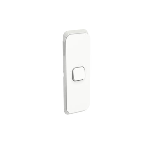 Clipsal Iconic 1 Gang Complete Architrave Switch Vivid White