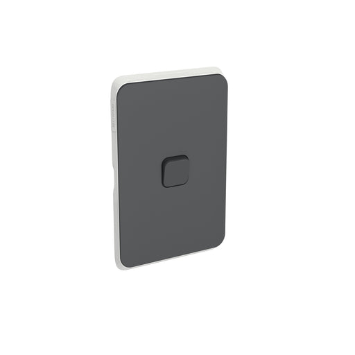 Clipsal Iconic 1 Gang Cover Plate Only Anthracite
