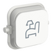 Clipsal Iconic Vivid White Pictogram Rocker Cover Lounge