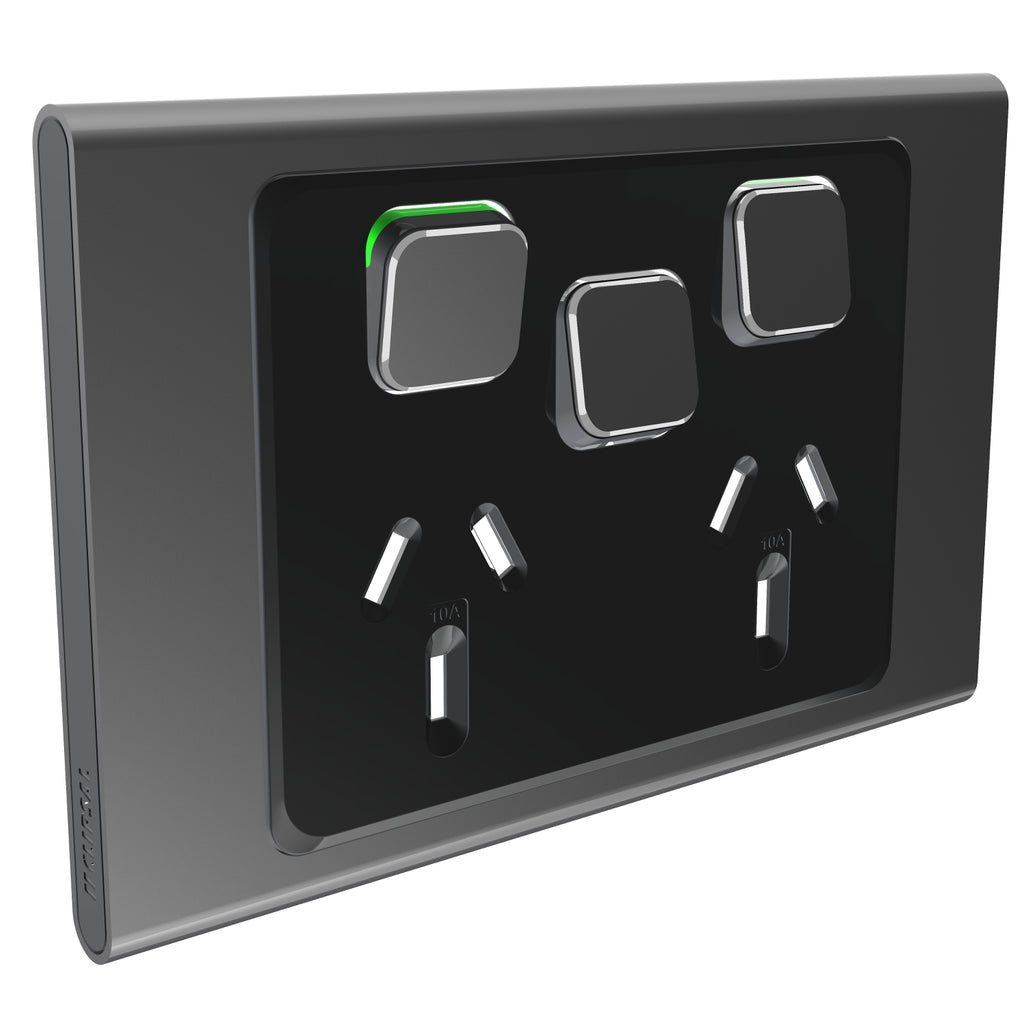 Clipsal Iconic Styl Range | Premium Aluminium Cover Plates ...