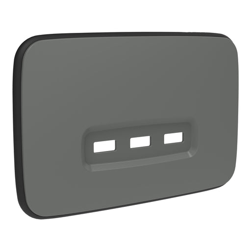 Clipsal Iconic Essence USB Charging Station Cover Plate Only Ash Grey