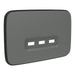 Clipsal Iconic Essence USB Charging Station Cover Plate Only Ash Grey