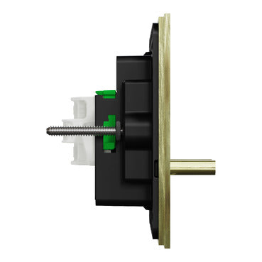clipsal solis t 2 gang toggle switch living brass  1042TA LB