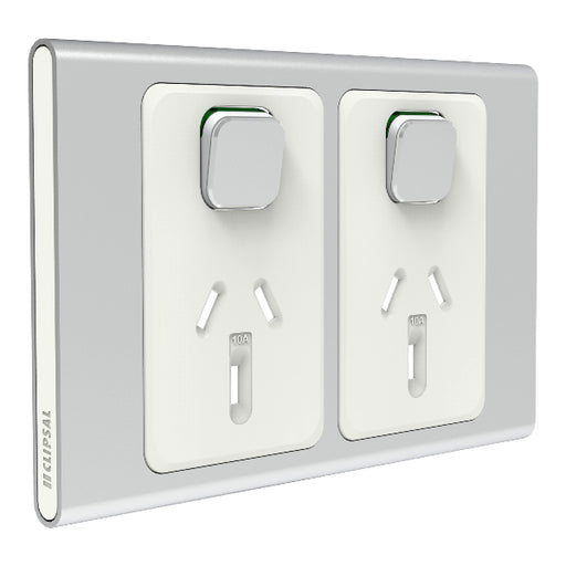 Clipsal Iconic Styl Powerpoint Cover Silver