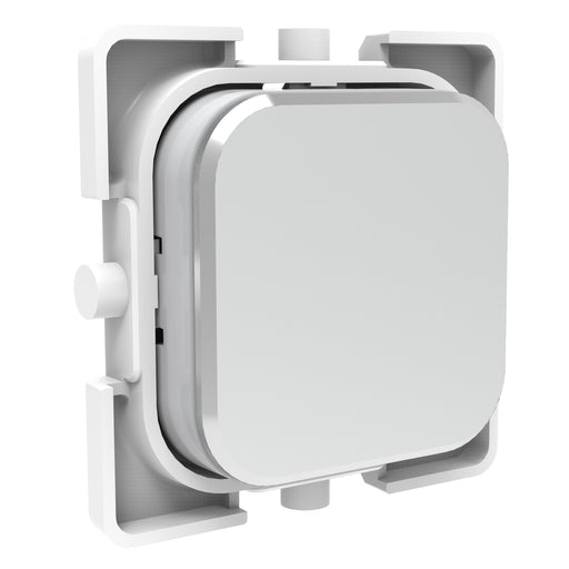 Clipsal Iconic Styl Pushbutton Assembly Silver