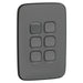 Clipsal Iconic Essence 6 Gang Complete Switch Ash Grey