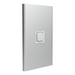 clipsal s3041c sv 1 gang switch plate skin only silver