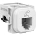 Clipsal 40 Series Actassi RJ12 Telephone Mechanism Extra White