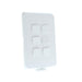 clipsal iconic 6 gang switch plate skin only 