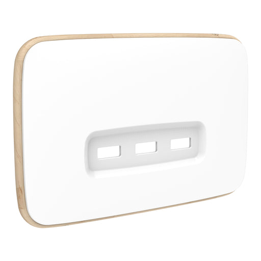 Clipsal Iconic Essence USB Charging Station Cover Plate Only Artic White