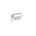 Clipsal Iconic 3 Gang USB Charging Station With Shelf Vivid White