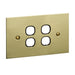 Clipsal brass switch