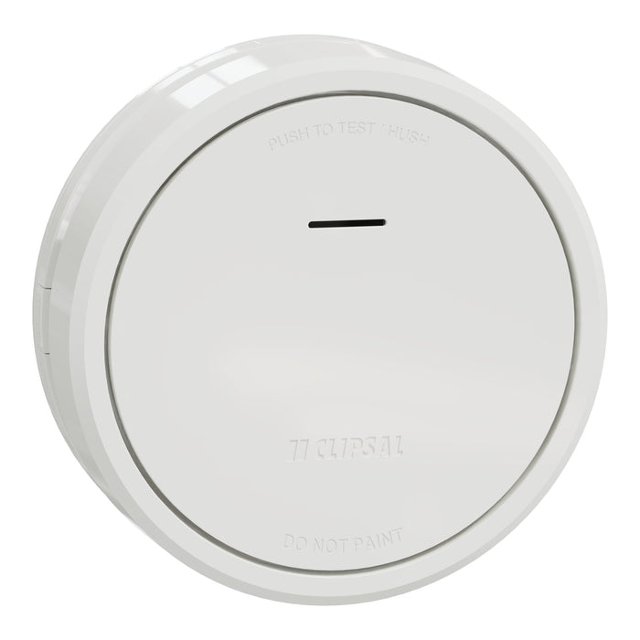 Clipsal Wiser FireTek240v Smoke Alarm With Battery Back Up