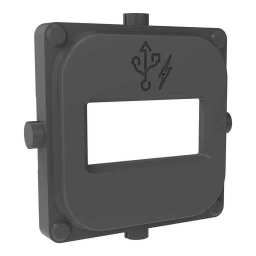 Clipsal Iconic USB Type A Cap Cover Ash Grey