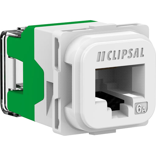 40RJ45SMA6AC-** - Clipsal 40 Series Actassi RJ45 Cat6a Mechanism Extra White