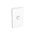 Clipsal Iconic 1 Gang Complete Switch Vivid White