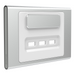 Clipsal Iconic Styl USB Charging Station Cover Plate Only Silver
