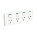 Clipsal Iconic Quad Powerpoint 10a Vivid White