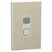 clipsal s3041 45c ce cover frame 1 switch vertical crowne 