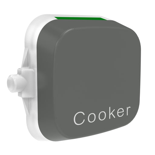 Clipsal Iconic Essence Rocker Rocker Cover Marked COOKER Ash Black