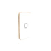 Clipsal Iconic Essence 1 Gang Cover Plate Only Artic White