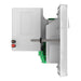 Clipsal Iconic Double Powerpoint With USBC Charger side view