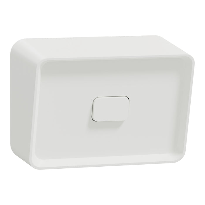 Clipsal Iconic Weatherproof 1 Gang Switch Extra White
