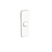 Clipsal Iconic 1 Gang Architrave Cover Plate Only Vivid White