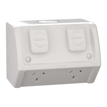 Iconic Weatherproof Extra Switch Clipsal Outdoor Powerpoints & Switches | Iconic & Weathershield ...