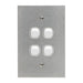 Clipsal $Gang Switch in Stainless Steel