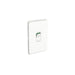 Clipsal Iconic 45a Double Pole Cooker Switch Vivid White