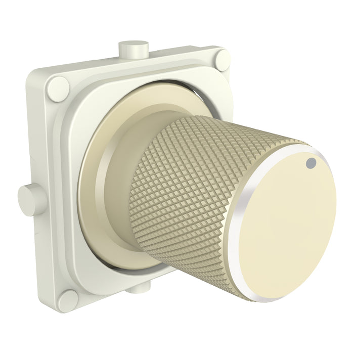 Clipsal Iconic Styl Dimmer Knob Assembly Silver Shadow Crowne
