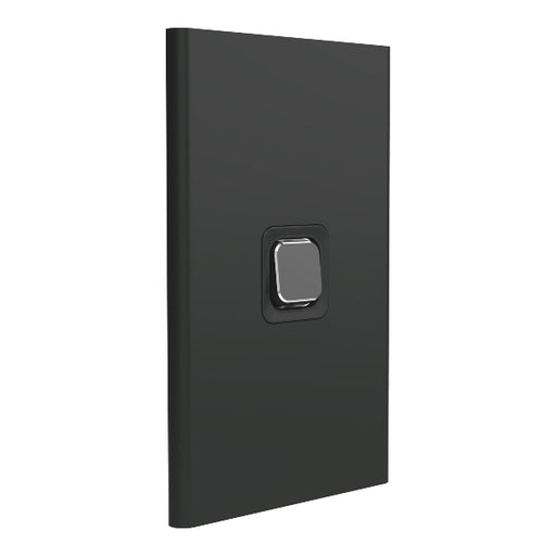 clipsal s3041c sh 1 gang switch plate skin only silver shadow