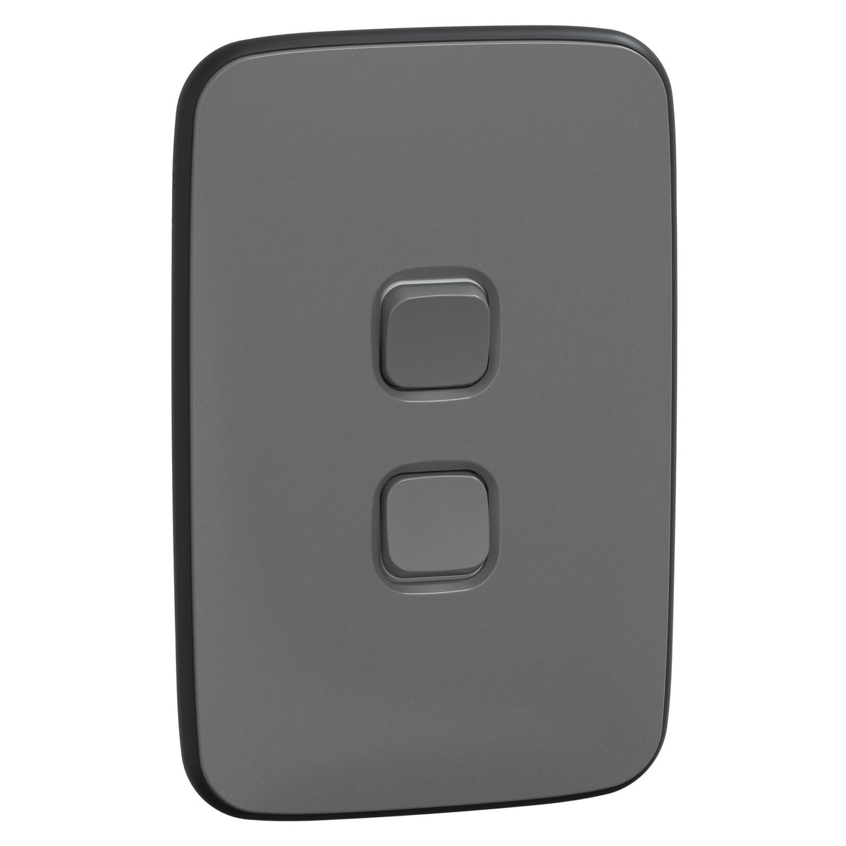 Clipsal Iconic Essence 2 Gang Switch Timber Finish — Powerpoints and ...