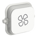 Clipsal Iconic Vivid White Pictogram Rocker Cover Fan