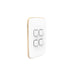 Clipsal Iconic Essence 4 Gang Cover Plate Only Artic White